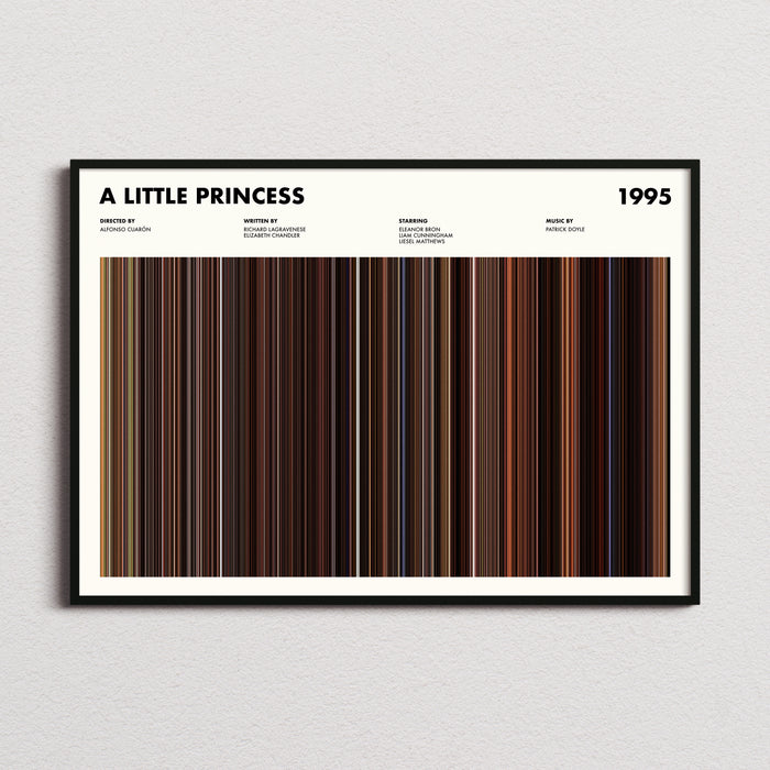 A Little Princess Movie Barcode Poster