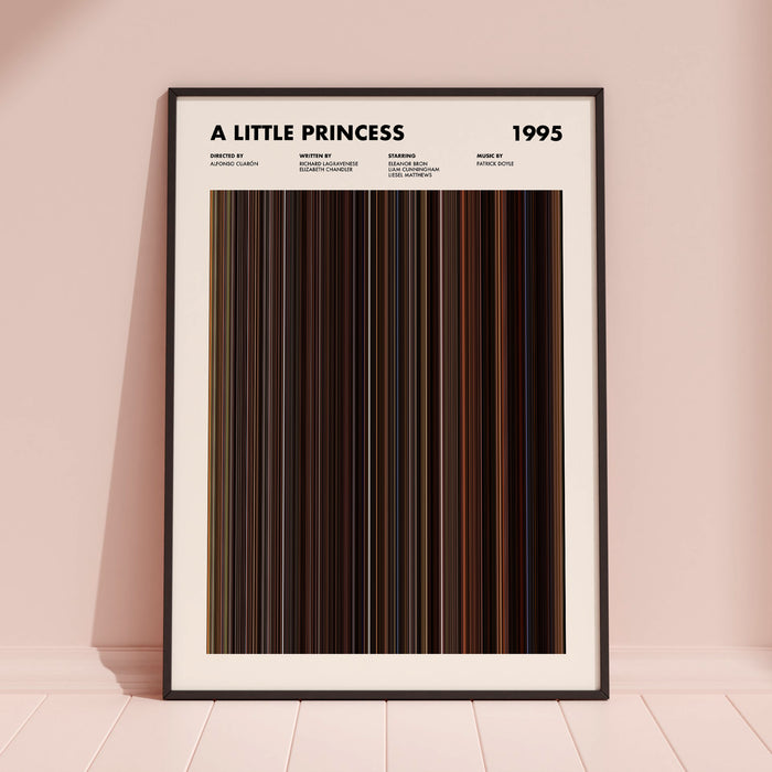 A Little Princess Movie Barcode Poster