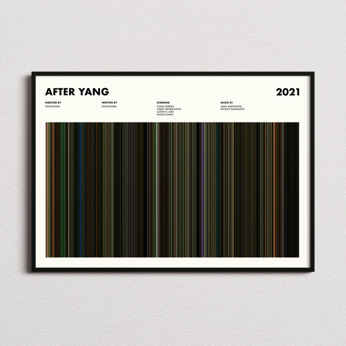 After Yang Movie Barcode Poster