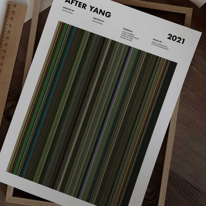 After Yang Movie Barcode Poster