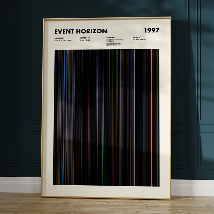 Event Horizon Movie Barcode Poster