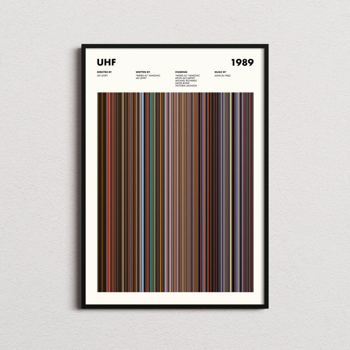 UHF Movie Barcode Poster