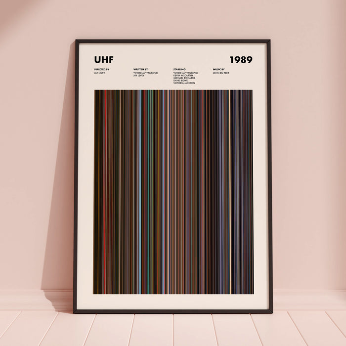 UHF Movie Barcode Poster