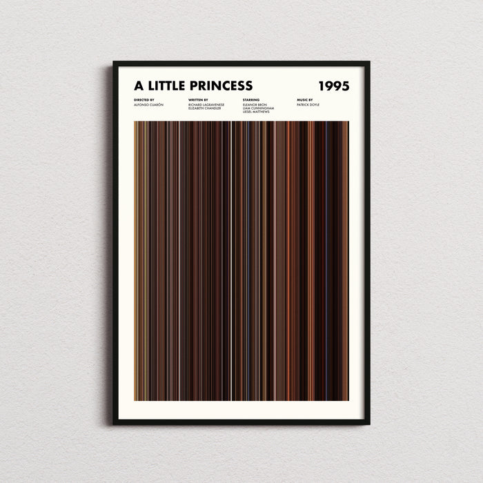 A Little Princess Movie Barcode Poster