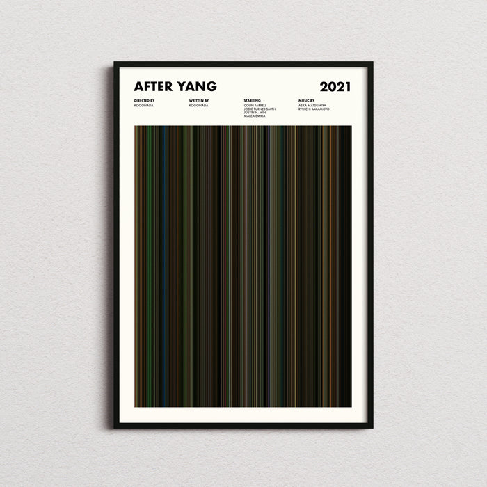 After Yang Movie Barcode Poster