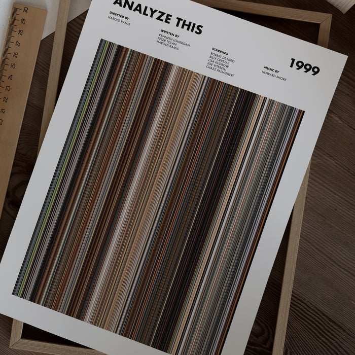 Analyze This Movie Barcode Poster