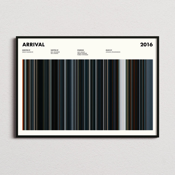 Arrival Movie Barcode Poster