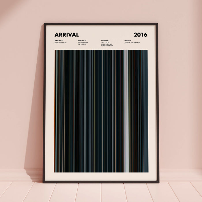 Arrival Movie Barcode Poster