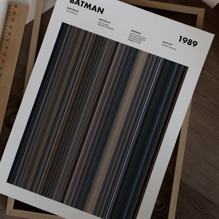Batman Movie Barcode Poster