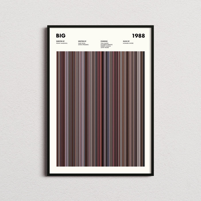 Big Movie Barcode Poster