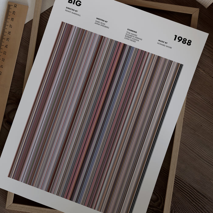 Big Movie Barcode Poster