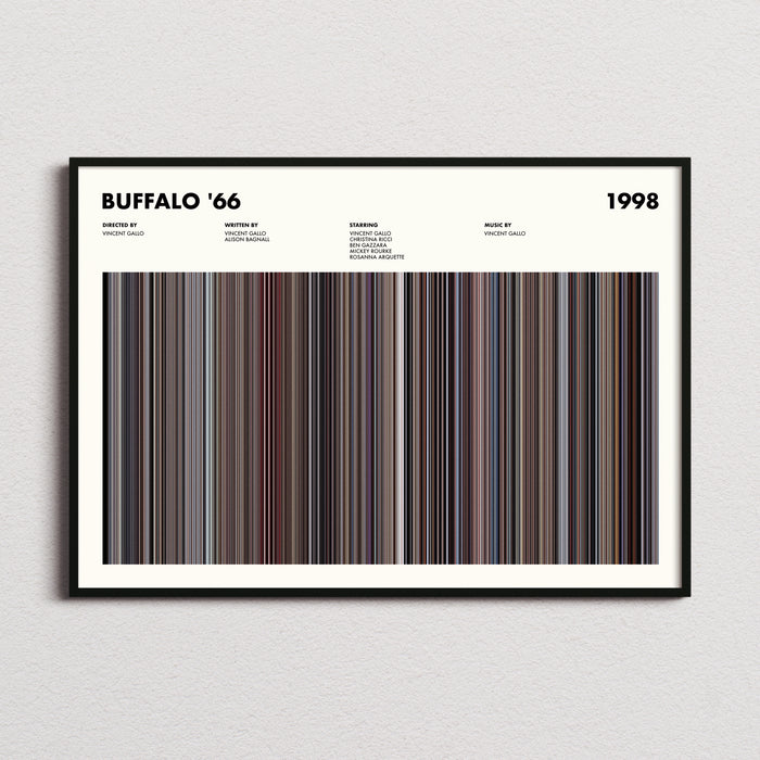 Buffalo '66 Movie Barcode Poster