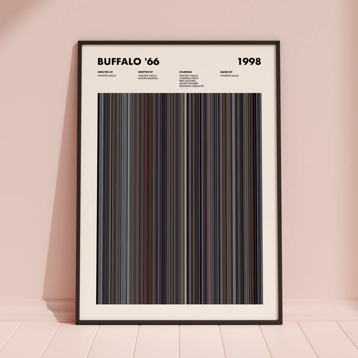 Buffalo '66 Movie Barcode Poster