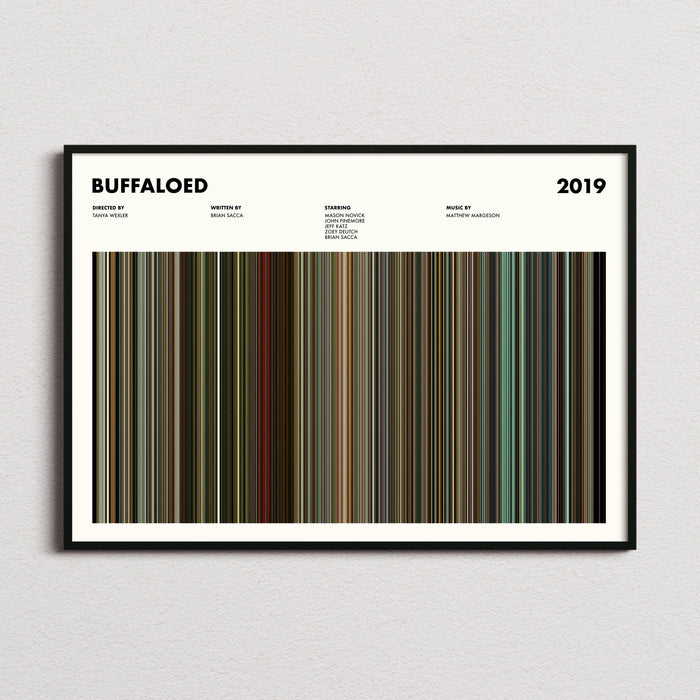 Buffaloed Movie Barcode Poster