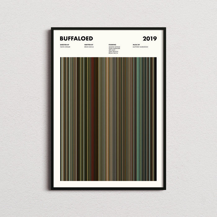 Buffaloed Movie Barcode Poster