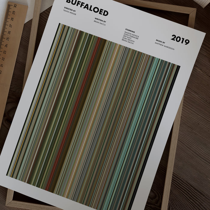 Buffaloed Movie Barcode Poster