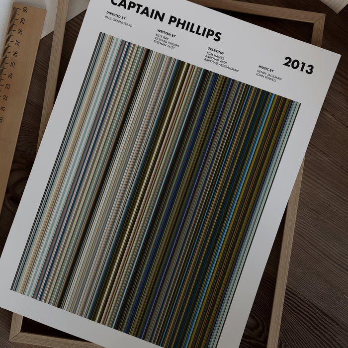 Captain Phillips Movie Barcode Poster