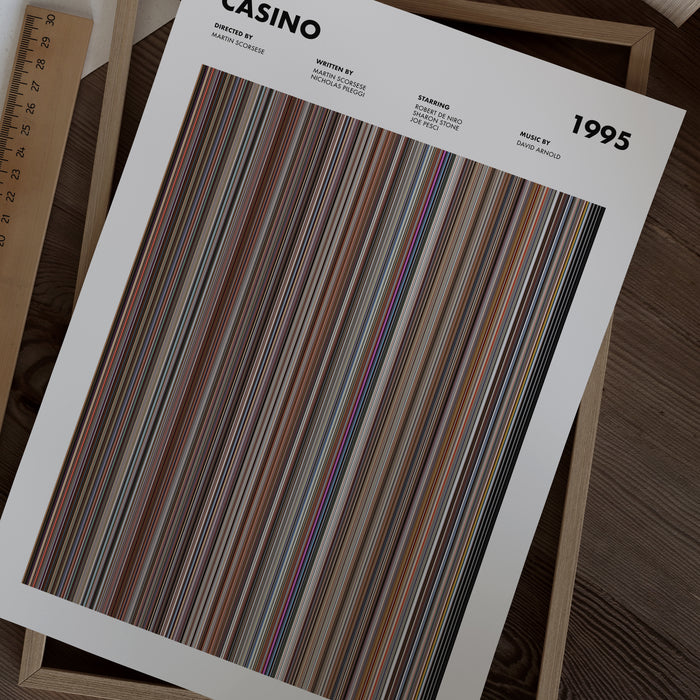 Casino Movie Barcode Poster