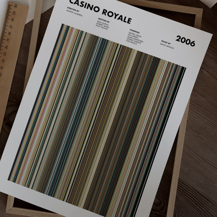 Casino Royale Movie Barcode Poster