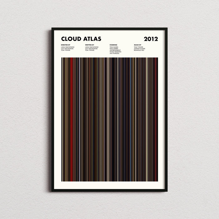 Cloud Atlas Movie Barcode Poster