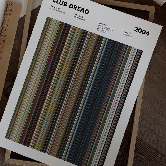 Club Dread Movie Barcode Poster