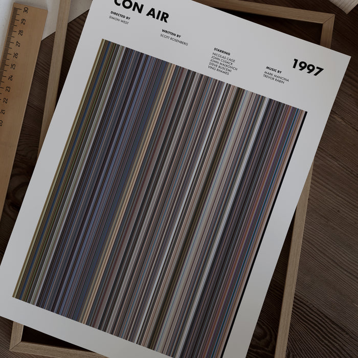 Con Air Movie Barcode Movie Barcode Poster