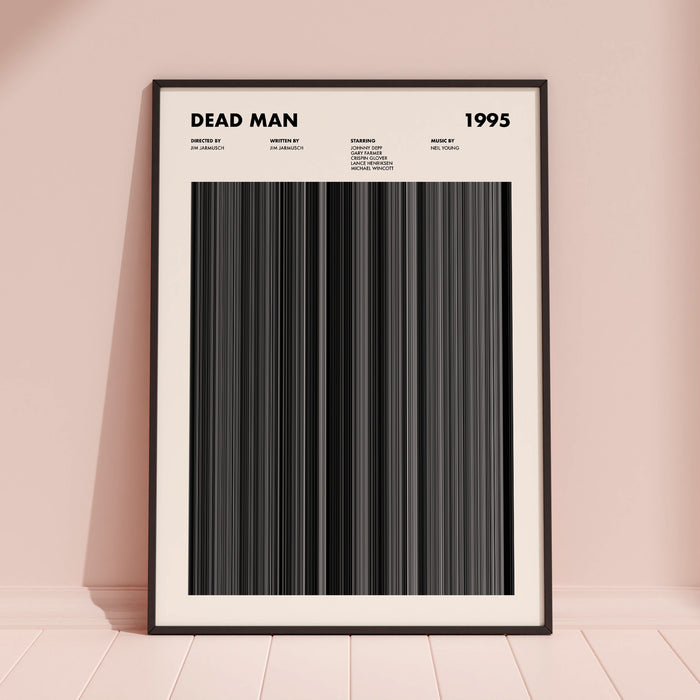 Dead Man Movie Barcode Poster