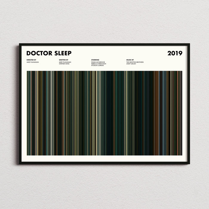 Doctor Sleep Movie Barcode Poster