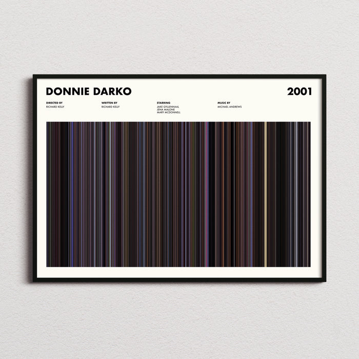 Donnie Darko Movie Barcode Poster