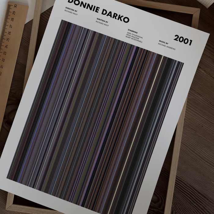 Donnie Darko Movie Barcode Poster