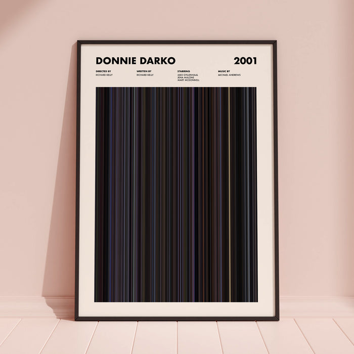 Donnie Darko Movie Barcode Poster