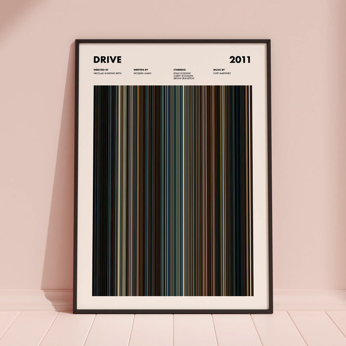 Drive Movie Barcode Poster