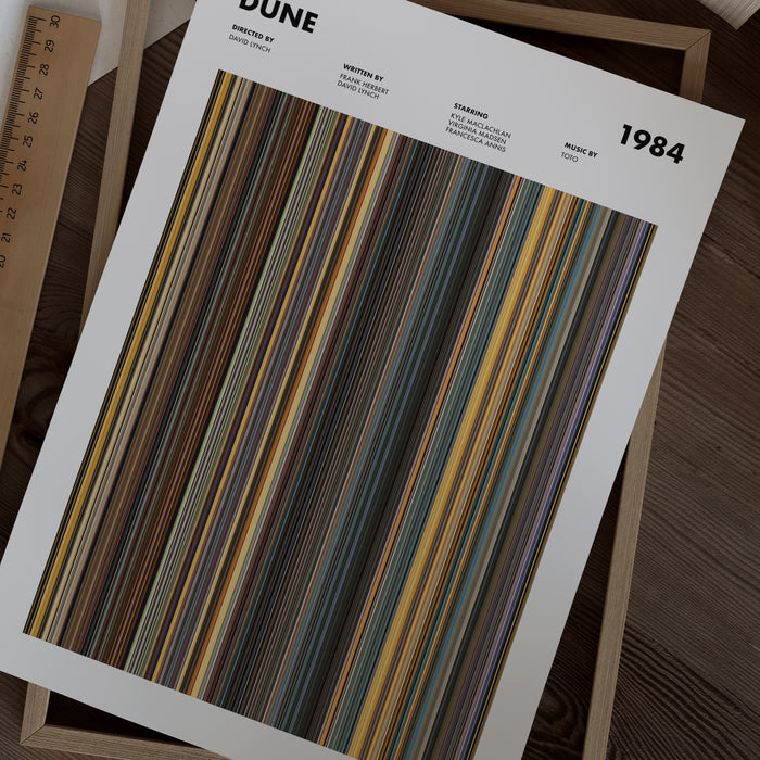 Dune 1984 Movie Barcode Poster