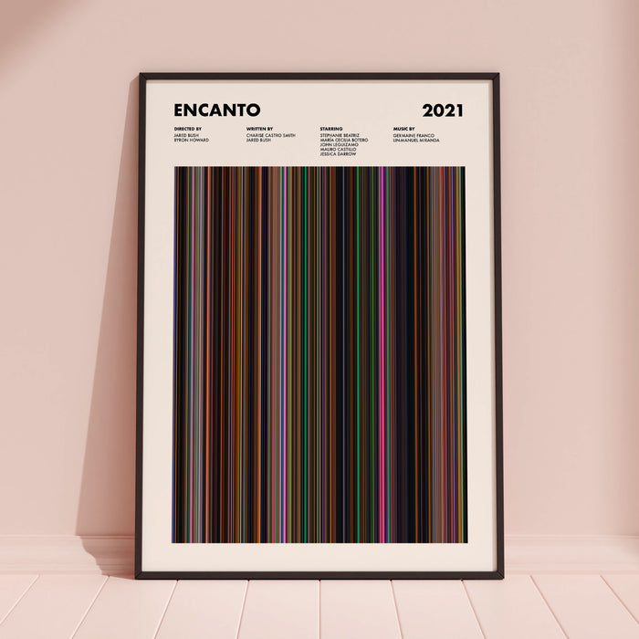 Encanto Movie Barcode Poster