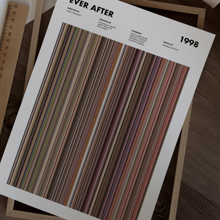 Ever After Movie Barcode Poster
