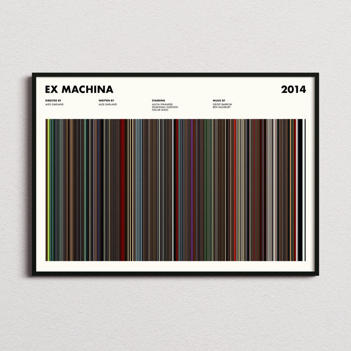 Ex Machina Movie Barcode Poster