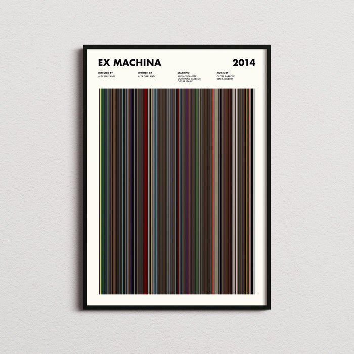 Ex Machina Movie Barcode Poster