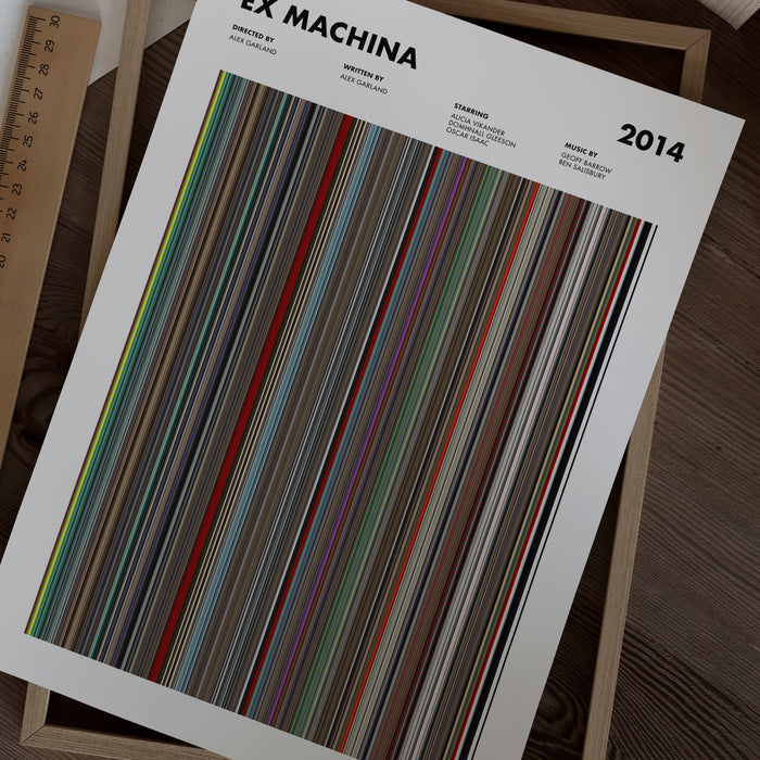 Ex Machina Movie Barcode Poster