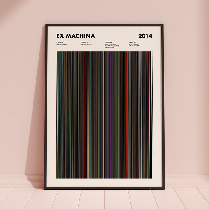 Ex Machina Movie Barcode Poster
