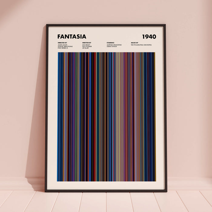 Fantasia Movie Barcode Poster