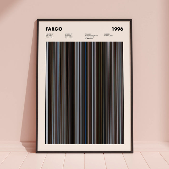 Fargo Movie Barcode Poster
