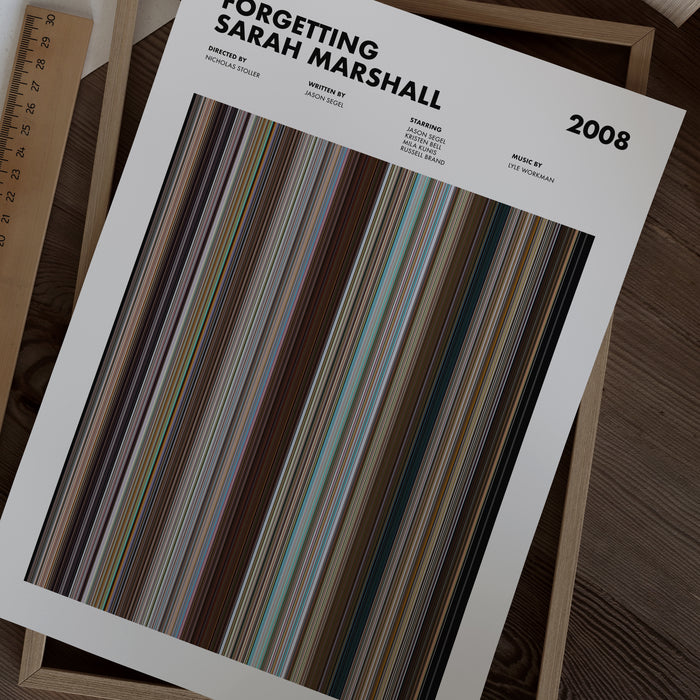 Forgetting Sarah Marshall Movie Barcode Movie Barcode Poster