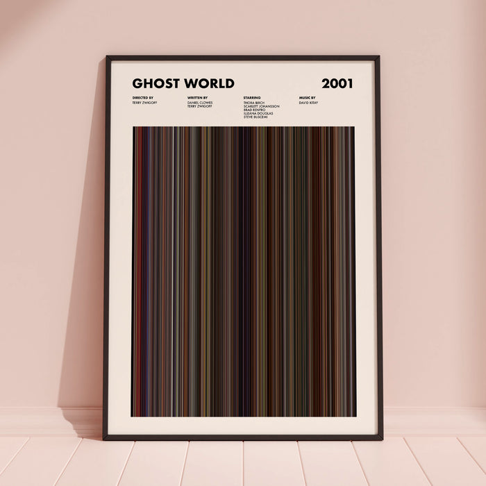 Ghost World Movie Barcode Poster