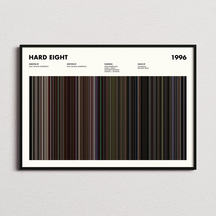 Hard Eight Movie Barcode Movie Barcode Poster
