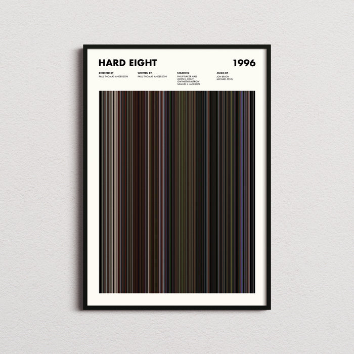 Hard Eight Movie Barcode Movie Barcode Poster