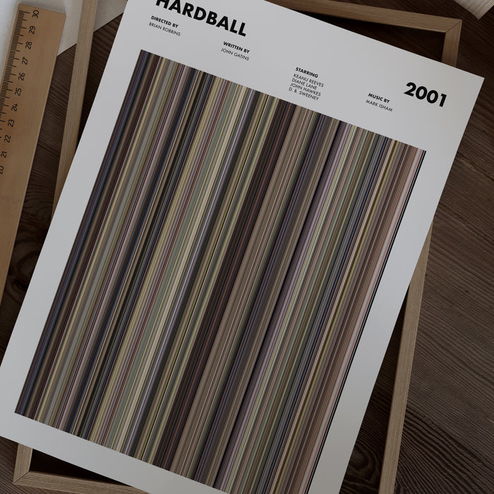 Hardball Movie Barcode Poster