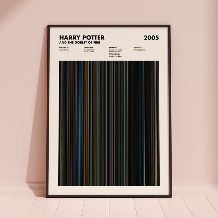 Harry Potter and the Goblet of Fire Movie Barcode Movie Barcode Poster