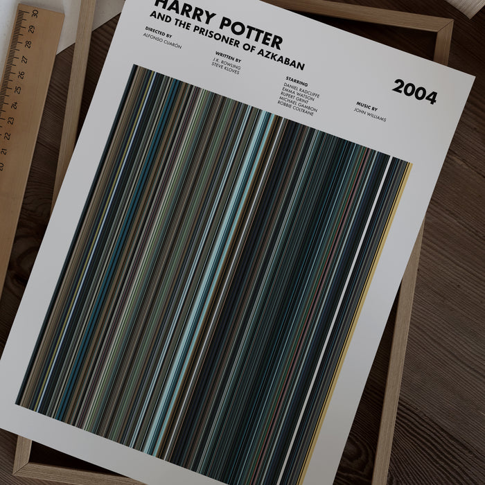 Harry Potter and the Prisoner of Azkaban Movie Barcode Movie Barcode Poster