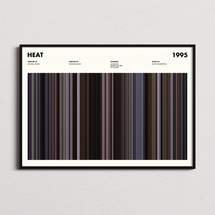 Heat Movie Barcode Poster