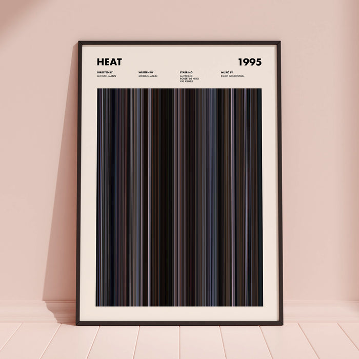 Heat Movie Barcode Poster